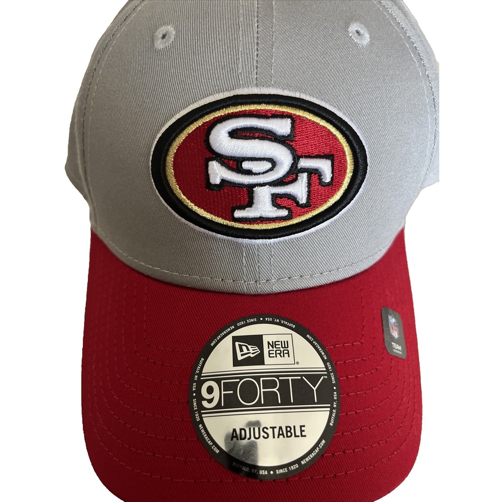 San Francisco SF 49ers New Era 9Forty Red/Grey Adjustable Cap NWT